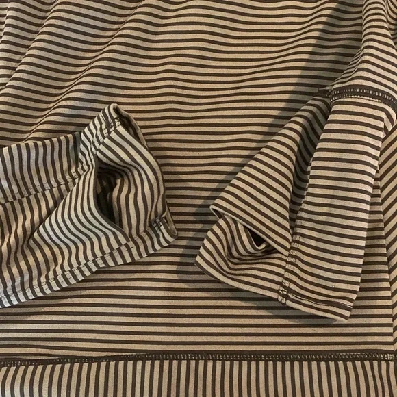 prAna Women's Marin Pullover Top in Black Stripe [3506] - Picture 5 of 8